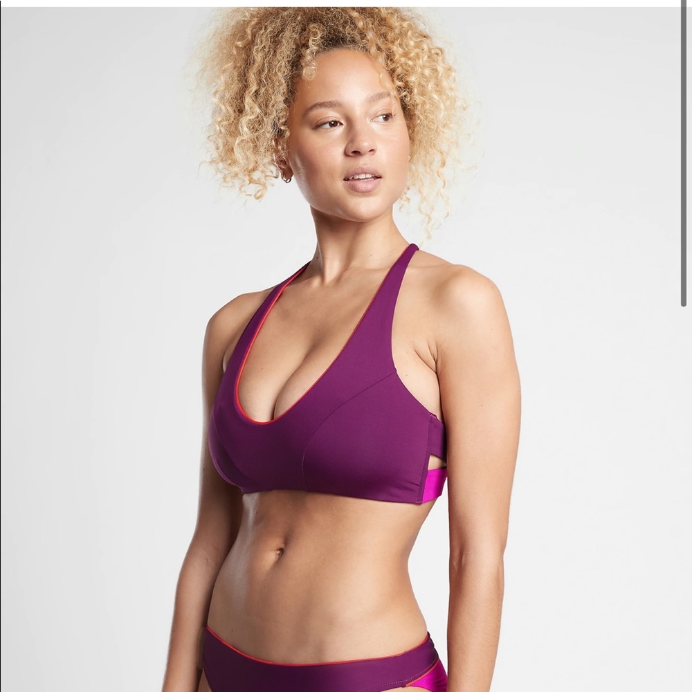 Athleta Purple Bikini top